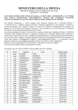 Convocazione vincitori EI 2015