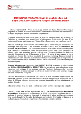 Leggi il comunicato stampa in italiano