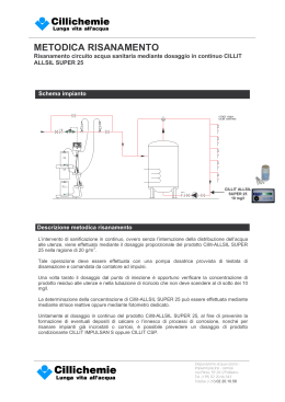 Descrizione metodica di risanamento
