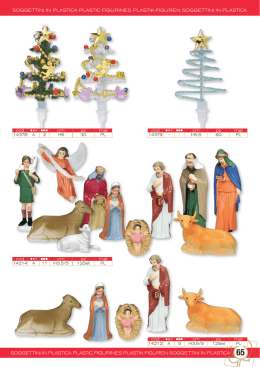 soggettini in plastica plastic figurines plastik