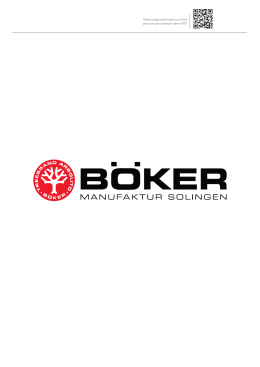 Scarica il catalogo dei prodotti Böker per l`outdoor
