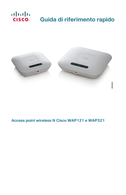 Cisco WAP121 and WAP321 Quick Start Guide (Italian, Italy)