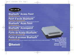 Bluetooth™ Access Point Point d`accès Bluetooth