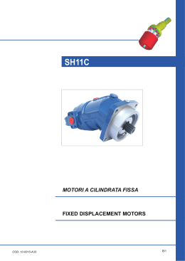 motori a cilindrata fissa fixed displacement motors
