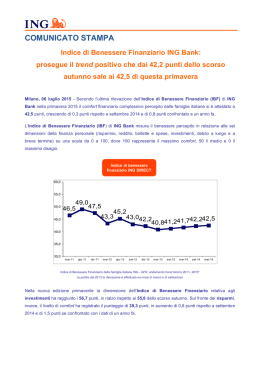 ING - Indice di Benessere Finanziario