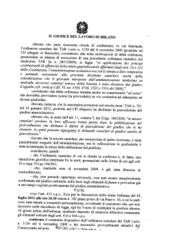 Ordinanze inserimento a pettine