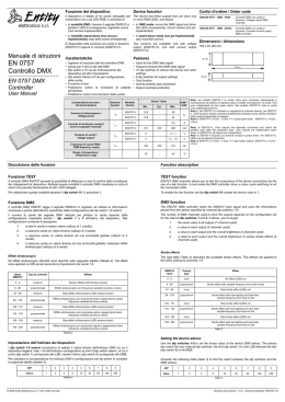 manuale istruzioni