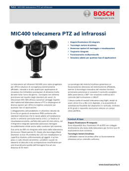 MIC400 telecamera PTZ ad infrarossi