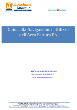 Guida alla Navigazione e Utilizzo dell`Area Fattura