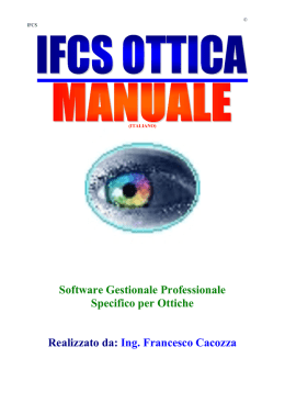 Software Gestionale Professionale Specifico per Ottiche
