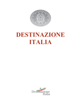 DESTINAZIONE ITALIA