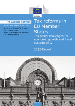 Tax reforms in EU Member States