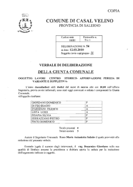 c I e e caso L `- -` - Comune di Casal Velino