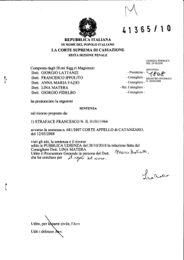 Testo integrale sentenza (fonte: www