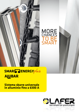 Smart-Energy plus - Alubar - sistema sbarre universale