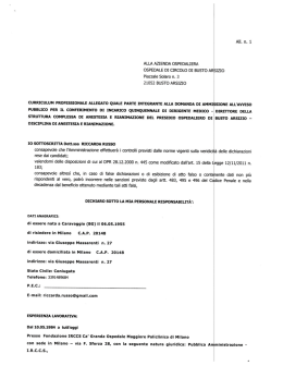 Curriculum Dr. Russo - Ospedale di Circolo di Busto Arsizio