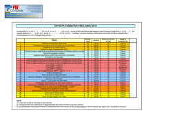 offerta formativa per l`anno 2010 - Consulta Ordini Ingegneri Sicilia