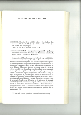 Le Sezioni Unite reinterpretano l`art