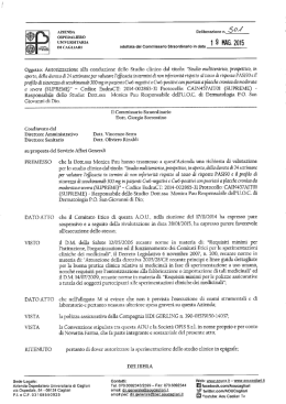 Deliberazione n. 501 del 19.05.2015