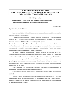 NOTA INFORMATIVA IMPORTANTE CONCORDATA CON LE