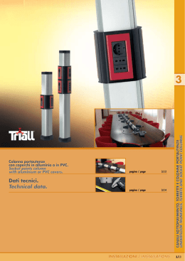 Dati tecnici. Technical data. 3