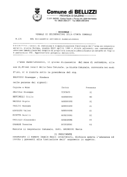 Lavori di restyling e riqualificazione funzionale dell ` area ex consorzio