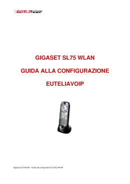gigaset sl75 wlan guida alla configurazione euteliavoip