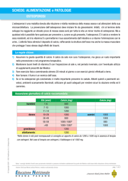 Osteoporosi tra miti e realt&agrave;
