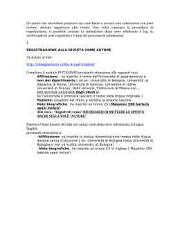 linee guida submission - Università di Bologna