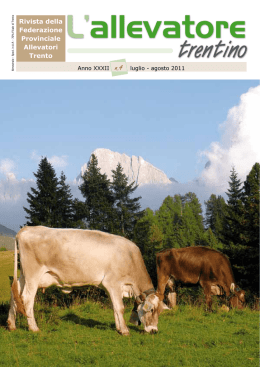 n&deg; 4 LUG - AGO - Federazione Provinciale Allevatori Trento