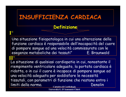 INSUFFICIENZA CARDIACA - Universit&agrave; degli Studi "G. d`Annunzio"