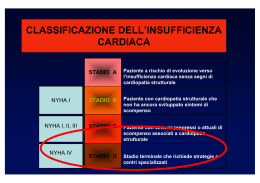 Classificazione dell`insufficienza cardiaca