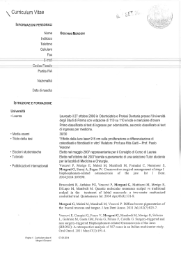 CV - Università degli Studi di Parma