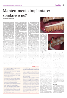 Mantenimento implantare - Dental Tribune International