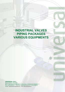 industrial valves piping packages various equipments