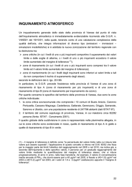 INQUINAMENTO ATMOSFERICO