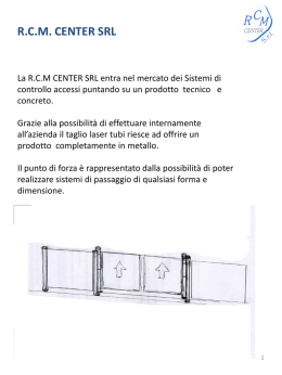 Sistemi di controllo accessi