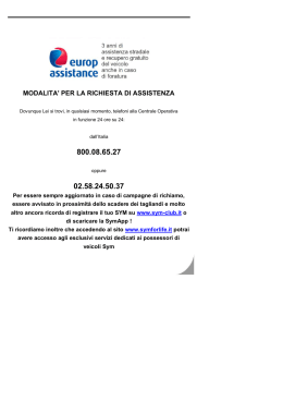 Mio 50 &ndash; Manuale Uso Manutenzione e Garanzia