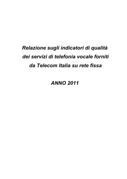 Tempo di fornitura dell`allacciamento iniziale