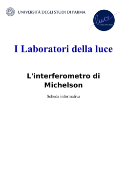 I Laboratori della luce - Eventi dell`Università di Parma