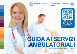 Guida ai servizi - Azienda Ospedaliera Universitaria Integrata Verona