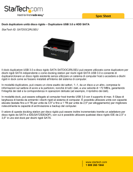 Duplicatore USB 3.0 a HDD SATA StarTech ID