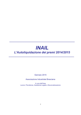 Speciale Autoliquidazione 2014 - 2015