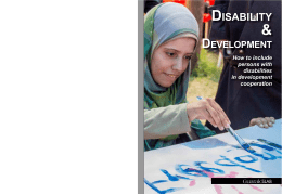 Disability & Development - RIDS – Rete Italiana Disabilità e Sviluppo