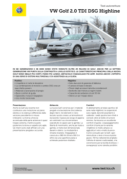 VW Golf 2.0 TDI DSG Highline