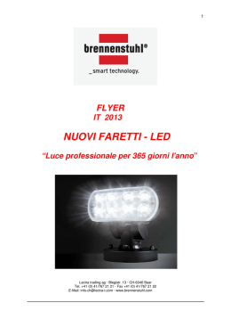 NUOVI FARETTI - LED