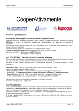 CooperAttivamente - Home page