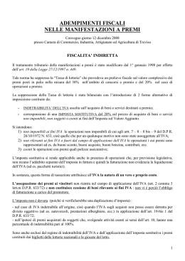 adempimenti fiscali nelle manifestazioni a premi