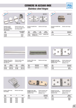 Sezione accessori 3&deg; parte