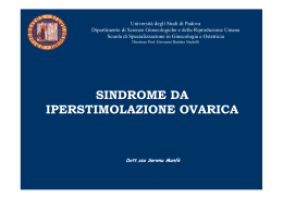 Sindrome da iperstimolazione ovarica 2011